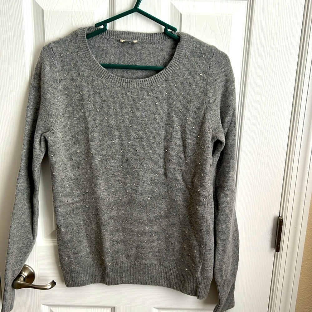 Ladies Fossil size‎ small sweater with crystal like beads